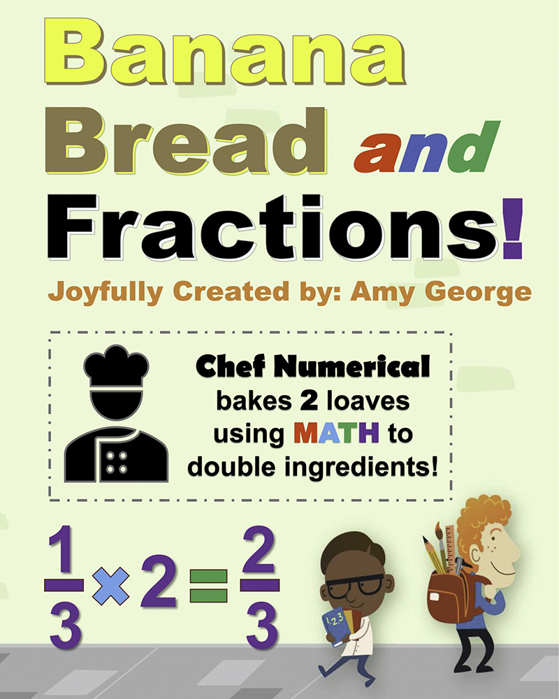 Banana Bread and Fractions front cover example